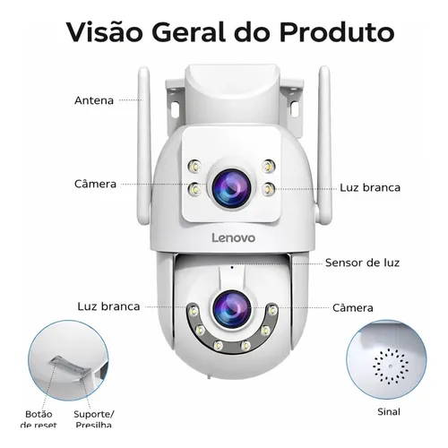 Camera Segurança Lenovo