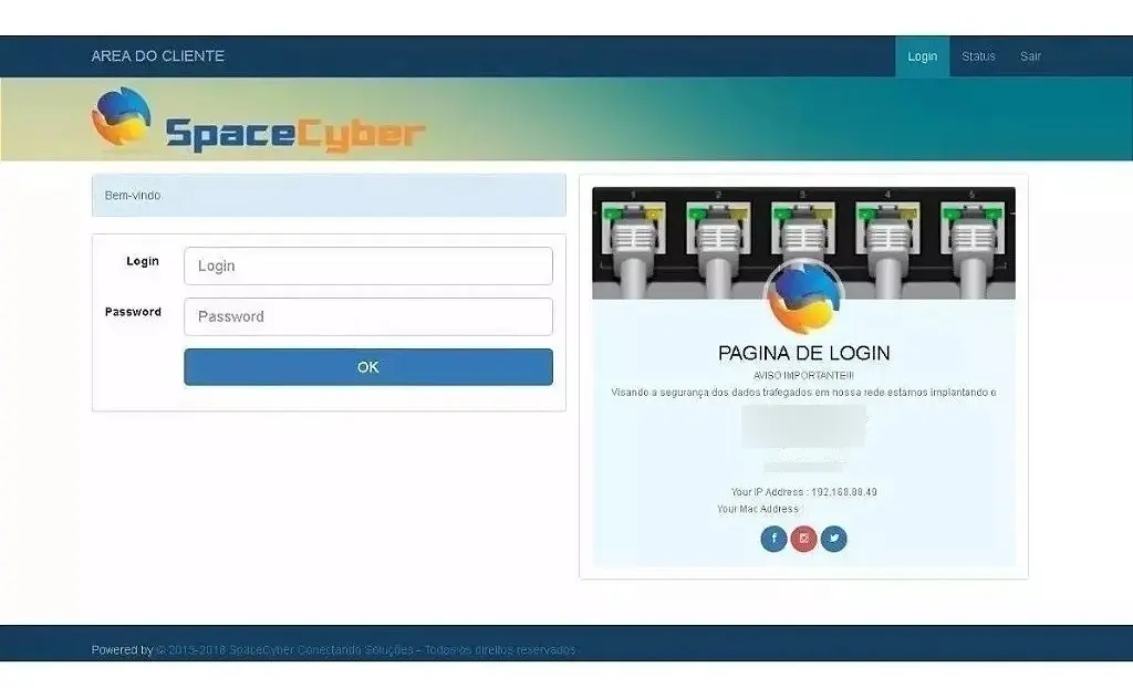 Tela Login